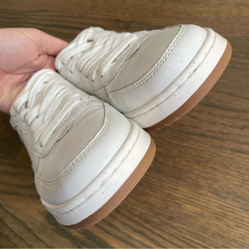 Madewell Court Sneakers in White Leather Ivory Multi - Picture 10 of 14